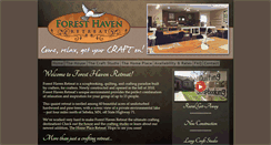 Desktop Screenshot of foresthavenretreat.com